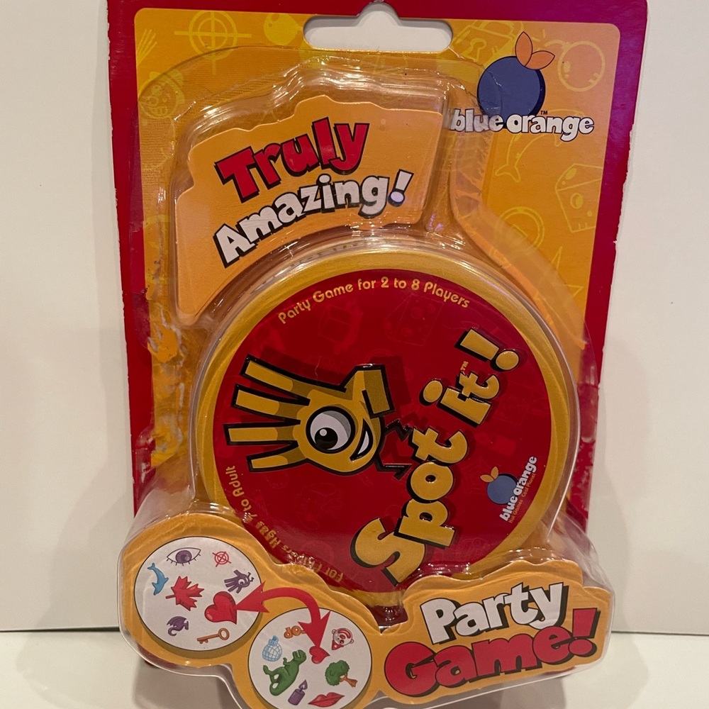 **New in package** (2014) SPOT IT! Party Game by Blue Orange. Ages 7 to Adult.